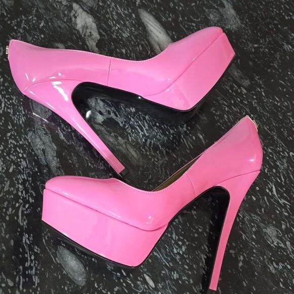 BRAND NEW GUESS PLATFORM HEELS WITH STILETTO WITH ROUNDED TOE G1 - Picture 10 of 16